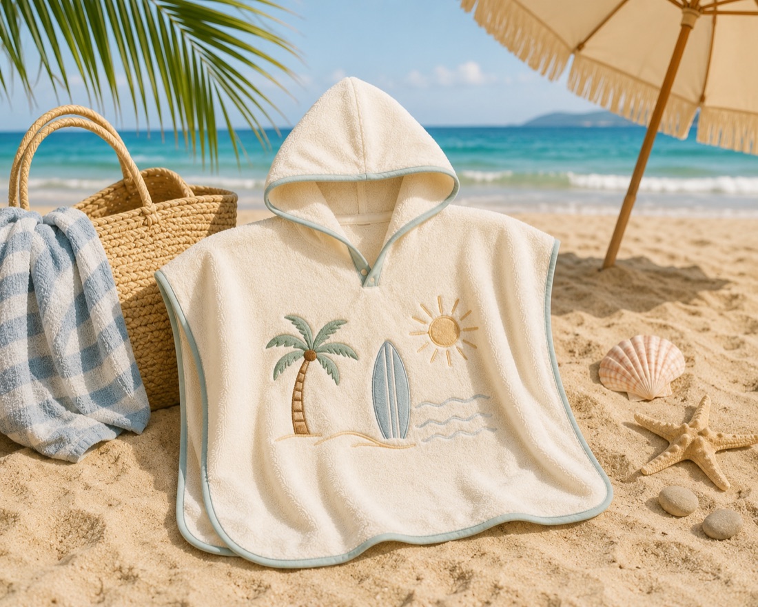 Strandponcho görsel 2